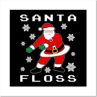 Santa Floss Posters and Art